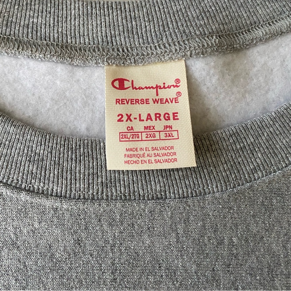 NEW Champion Reverse Weave Men’s Crew Neck Sweatshirt Size 2XL S1049. - Picture 10 of 12